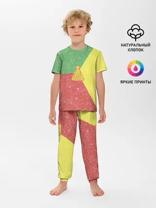 Детская пижама с брюками / Колба на фоне АПВ 3.1.8