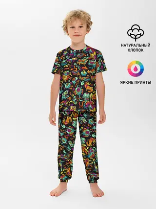 Детская пижама с брюками / Монстры