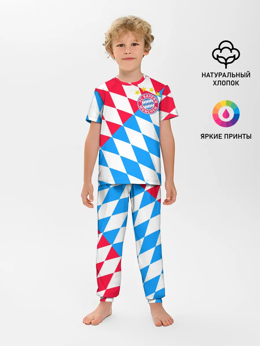 Детская пижама с брюками / ФК БАВАРИЯ / BAYERN / МЮНХЕН