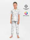 Детская пижама с брюками / Геометрия