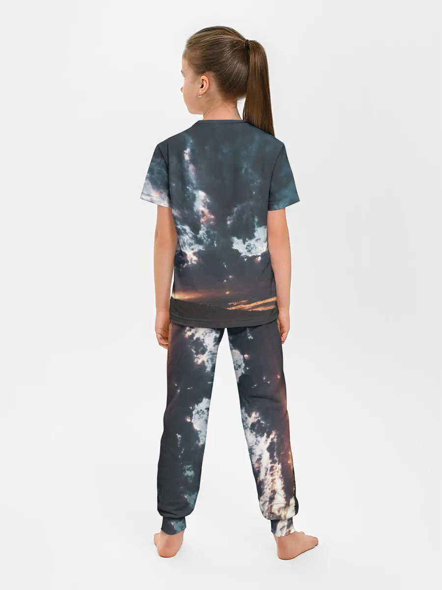 Детская пижама с брюками / Закат