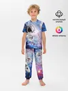 Детская пижама с брюками / Космонавт