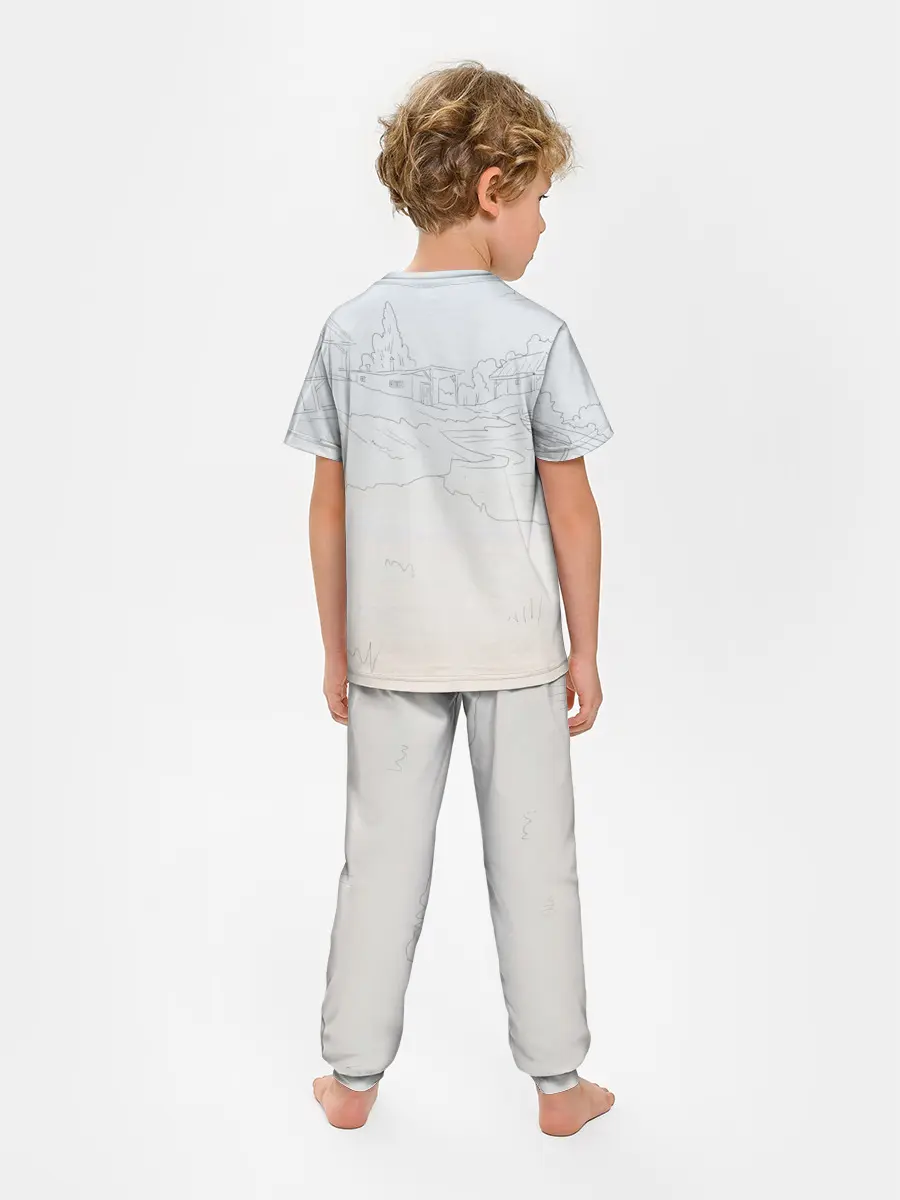 Детская пижама с брюками / Парень с контроллером