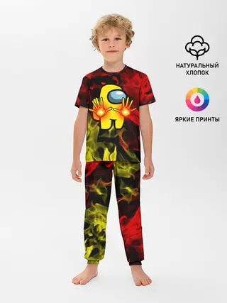 Детская пижама с брюками / Маг огня Among us