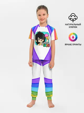 Детская пижама с брюками / Нари | Nari | Toca Boca