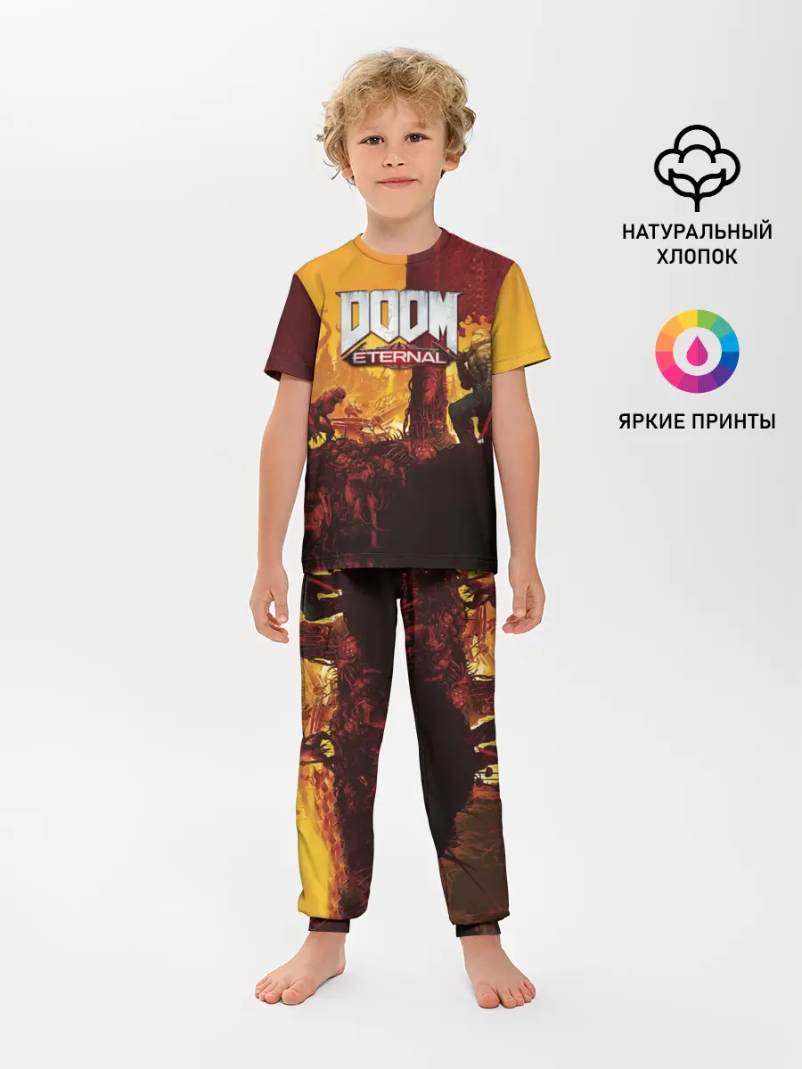Детская пижама с брюками / DOOM eternal 2020