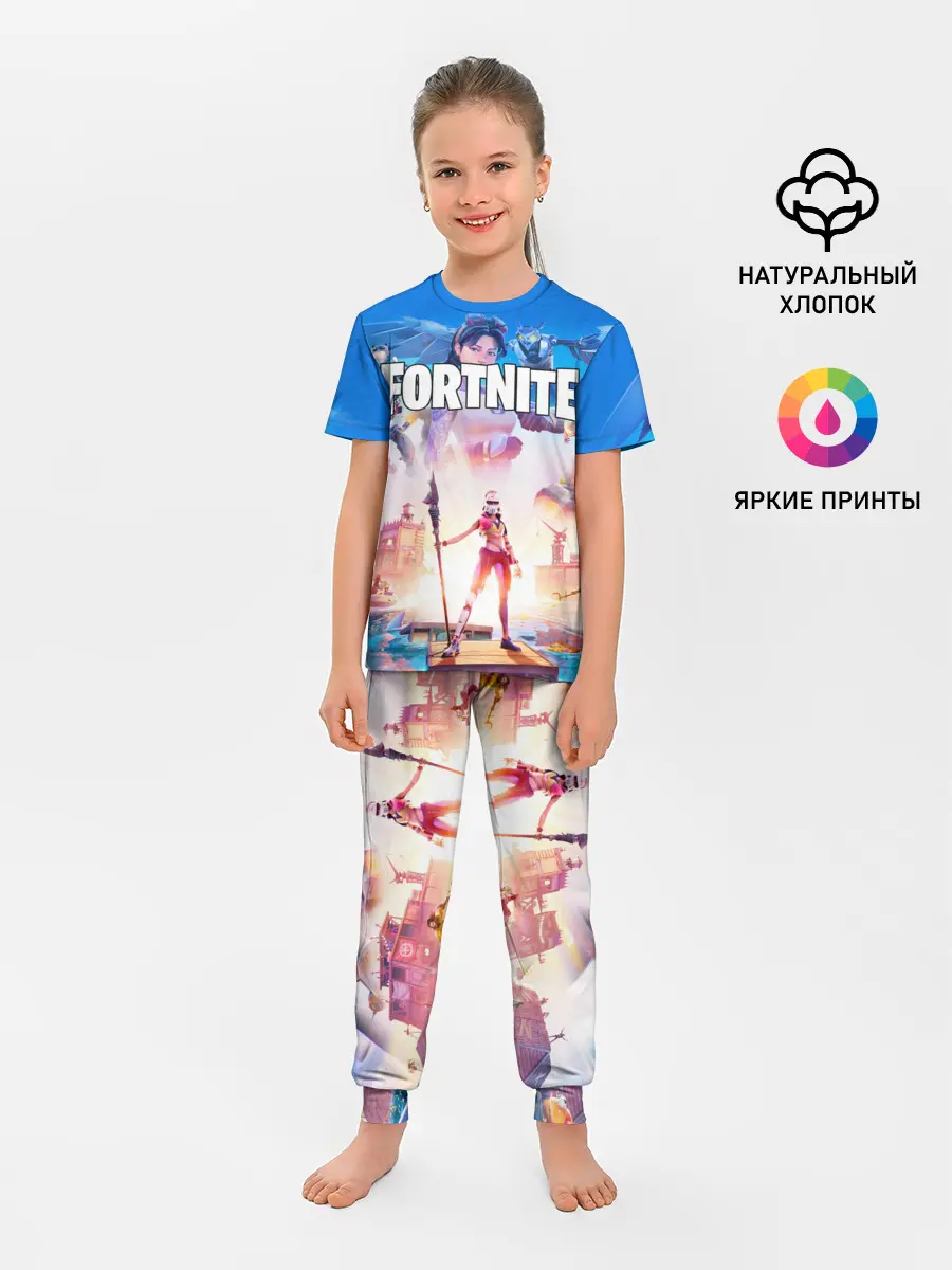 Детская пижама с брюками / ФОРТНАЙТ 3 СЕЗОН
