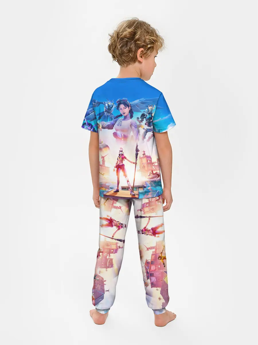 Детская пижама с брюками / ФОРТНАЙТ 3 СЕЗОН
