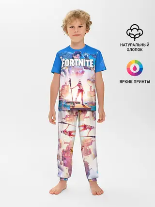 Детская пижама с брюками / ФОРТНАЙТ 3 СЕЗОН