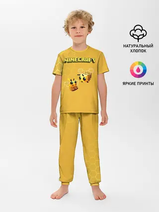 Детская пижама с брюками / Minecraft