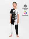 Детская пижама с брюками / Токийский гуль черно белый Кен