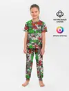 Детская пижама с брюками / Камуфляж с буквами FCLM