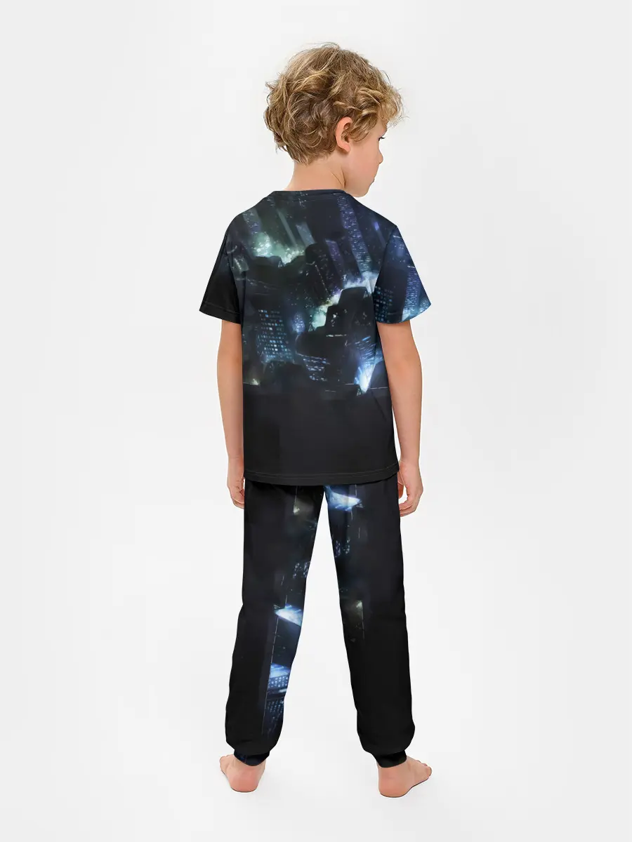 Детская пижама с брюками / Токийский гуль ночной город