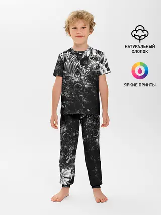 Детская пижама с брюками / Floral Pattern
