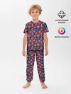Детская пижама с брюками / Гранат