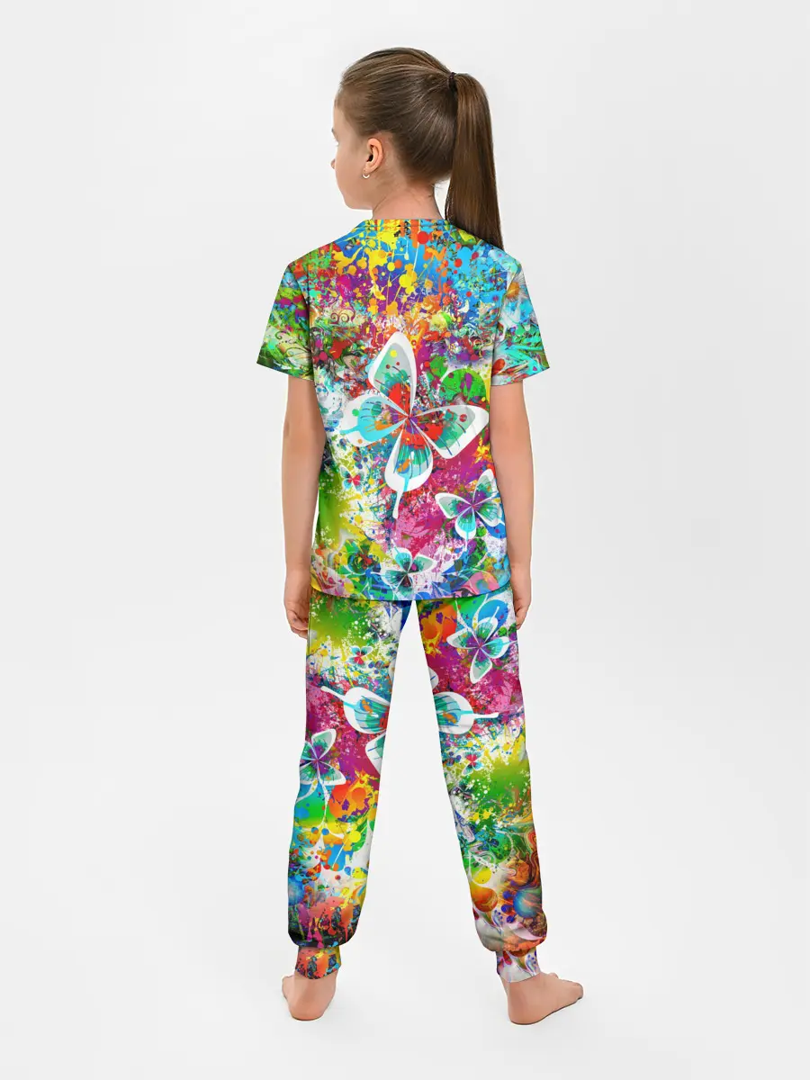 Детская пижама с брюками / ЯРКИЕ КРАСКИ