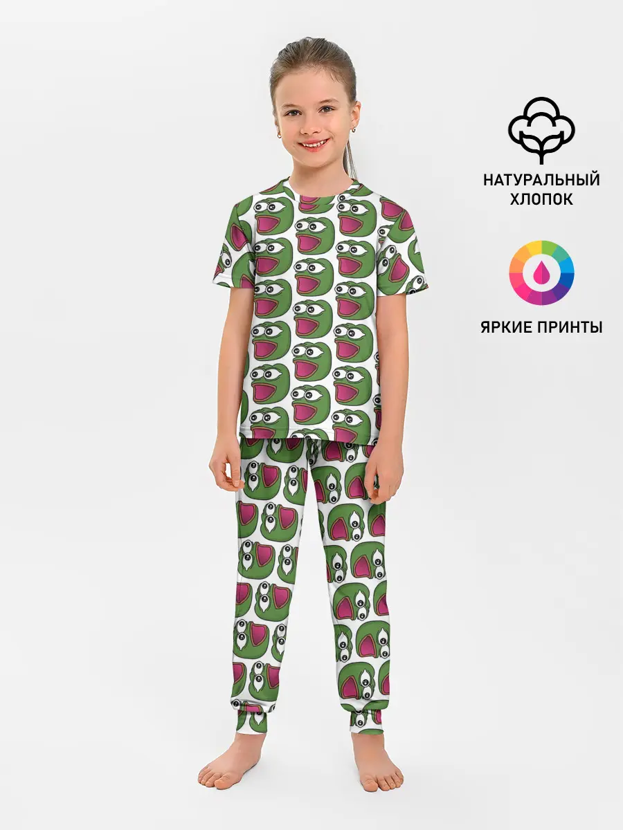 Детская пижама с брюками / Poggers Pattern