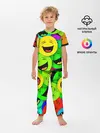Детская пижама с брюками / ВЕСЁЛЫЕ СМАЙЛИКИ.
