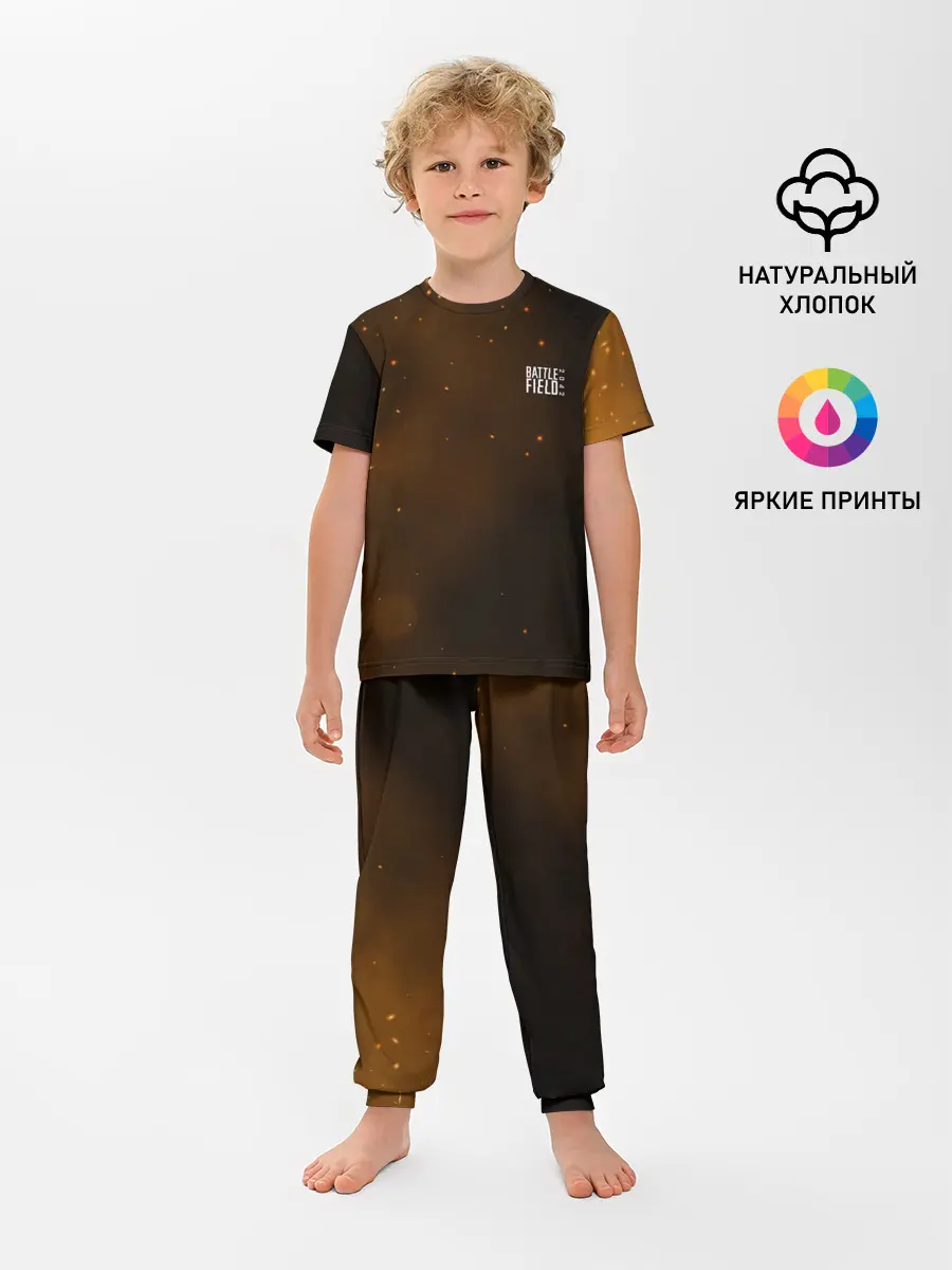 Детская пижама с брюками / FIRE BATTLEFIELD LOGO | ЛОГО