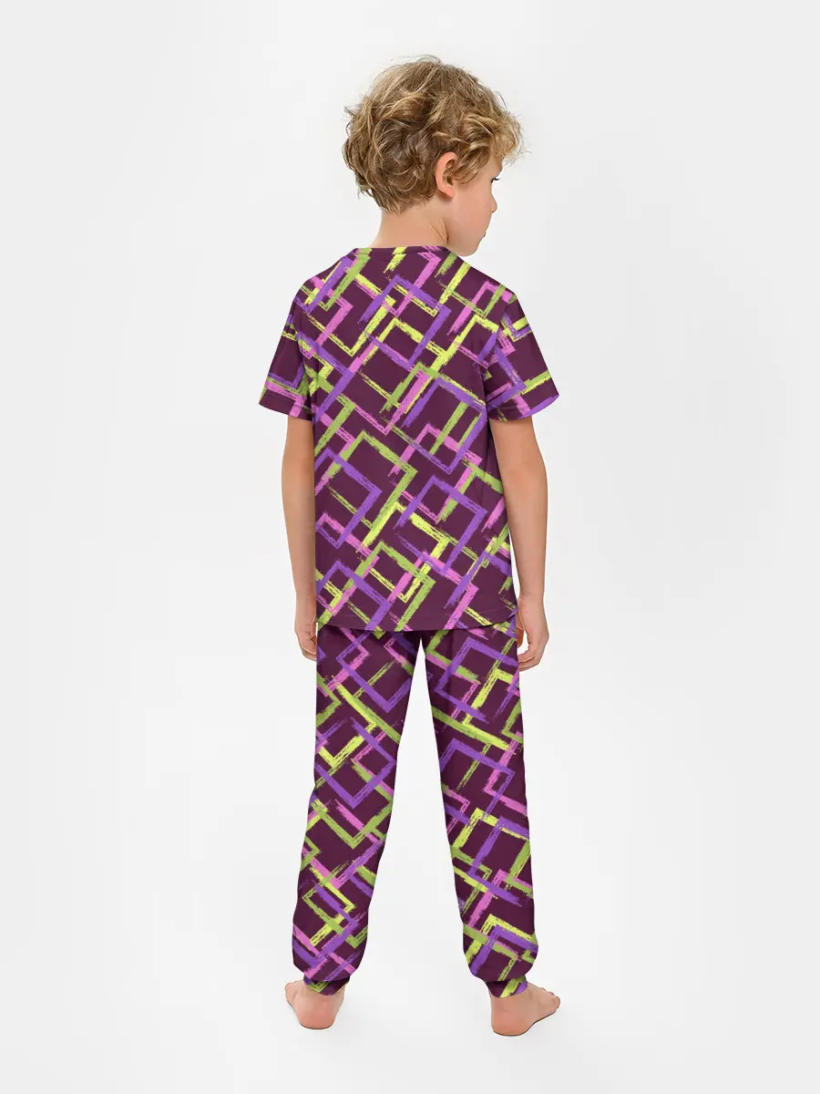 Детская пижама с брюками / Абстракция-2