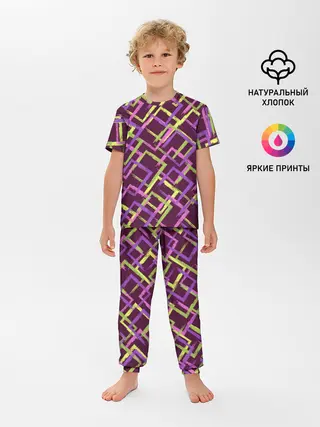 Детская пижама с брюками / Абстракция-2
