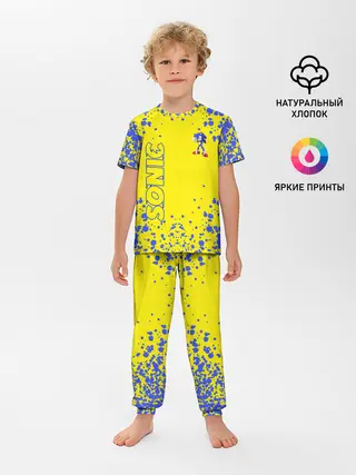Детская пижама с брюками / Sonic.