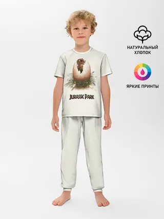 Детская пижама с брюками / Парк Юрского периода