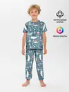 Детская пижама с брюками / Море и его жители