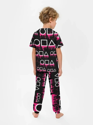 Детская пижама с брюками / ИГРА В КАЛЬМАРА / КУКЛА