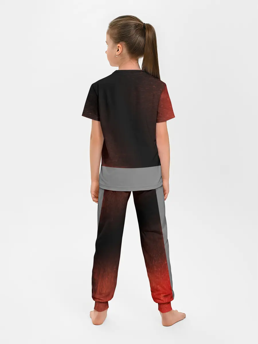 Детская пижама с брюками / РАСТ - Глитч