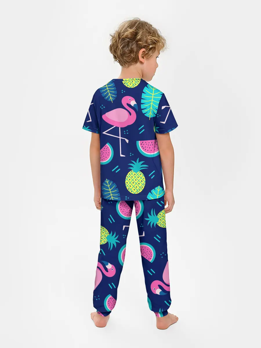 Детская пижама с брюками / Фламинго
