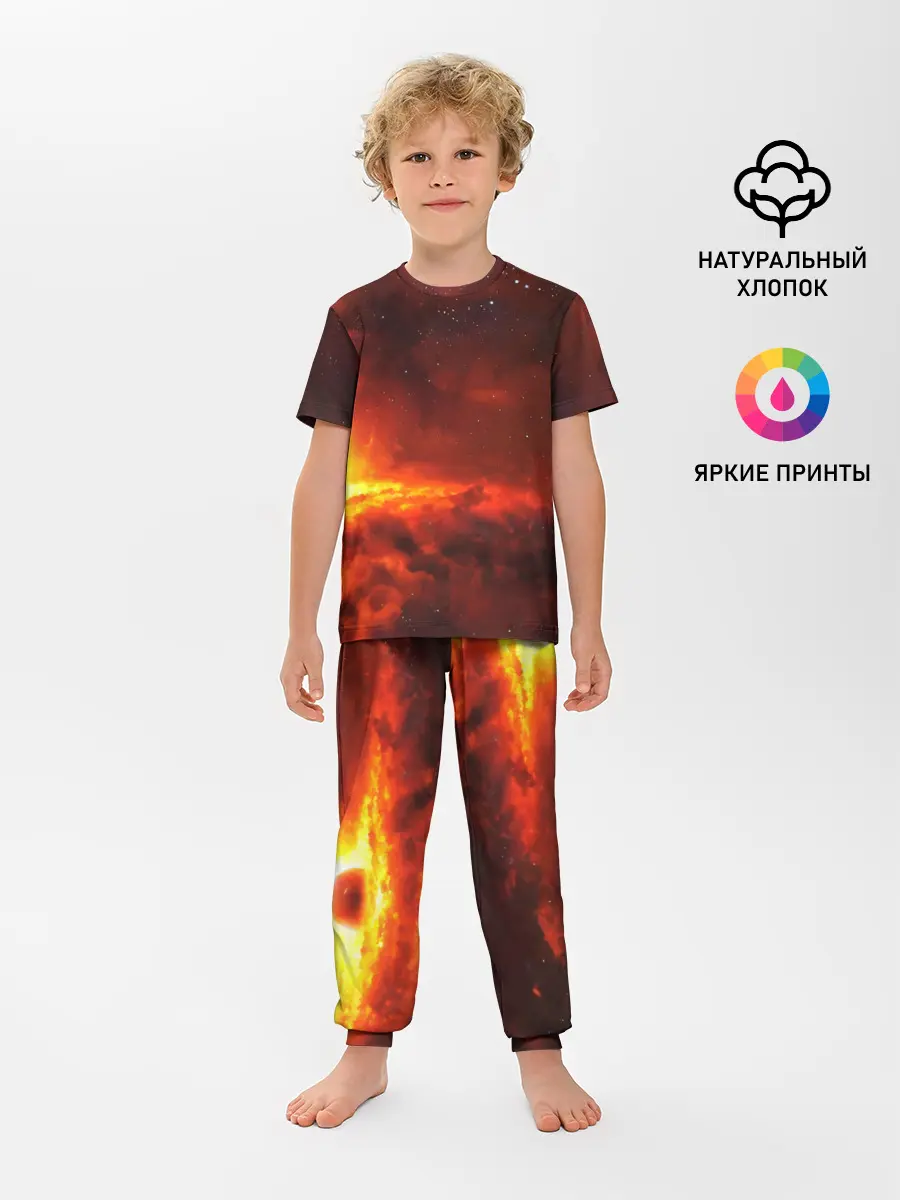 Детская пижама с брюками / Марс