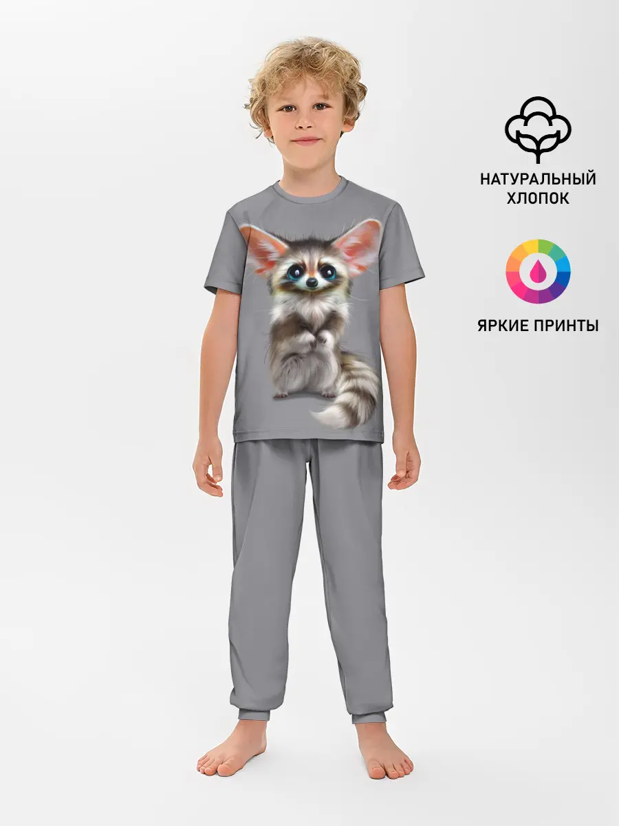 Детская пижама с брюками / Зверушка