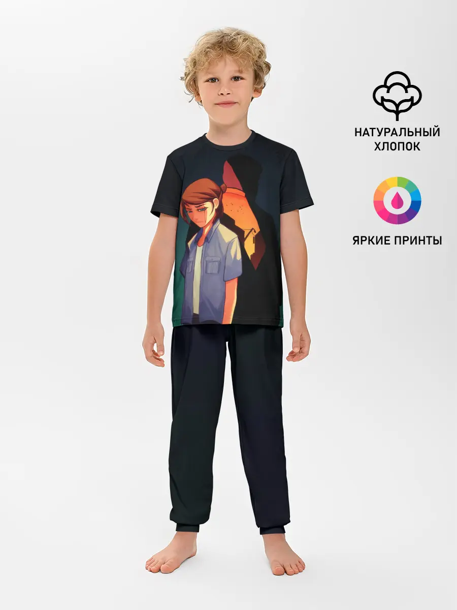 Детская пижама с брюками / Анимационные Элли и Джоел