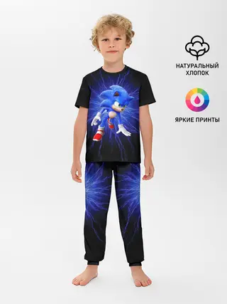 Детская пижама с брюками / SONIC