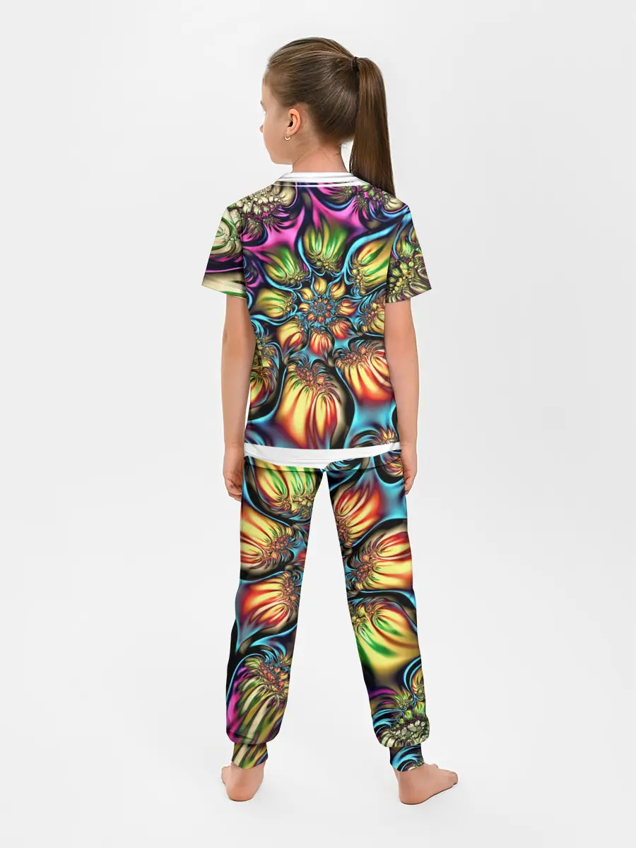 Детская пижама с брюками / Абстракция