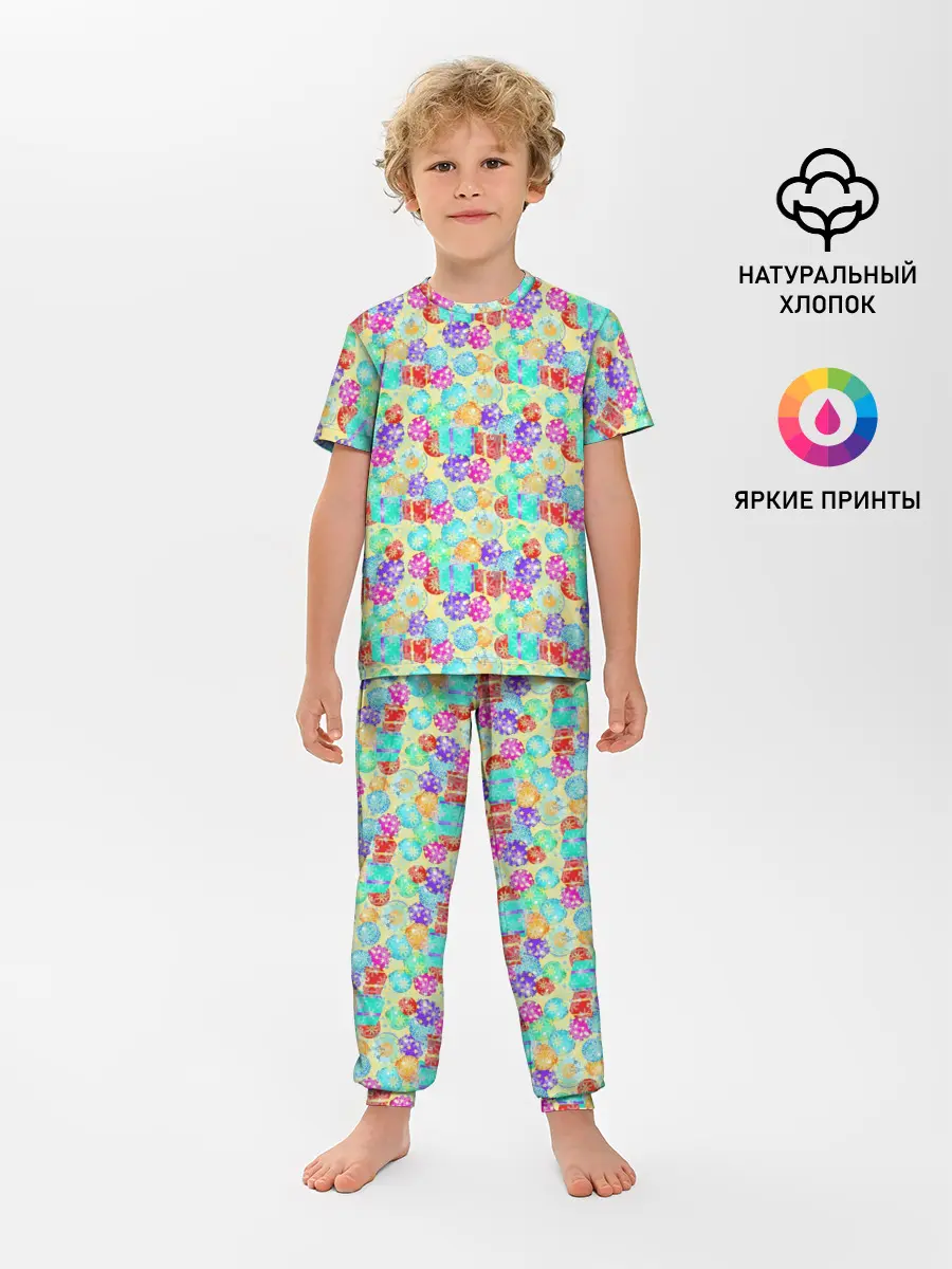 Детская пижама с брюками / Новогодние Игрушки и Подарки