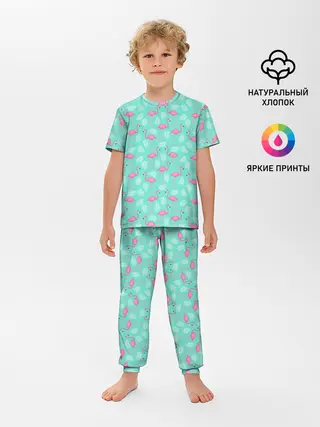 Детская пижама с брюками / Flamingo