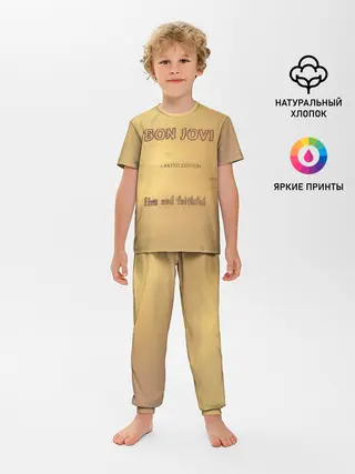 Детская пижама с брюками / Live and Faithful - Bon Jovi