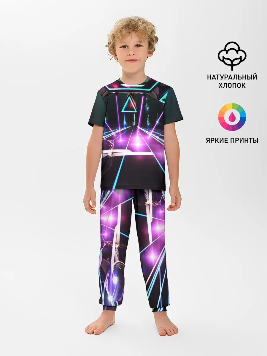 Детская пижама с брюками / КИБЕРГОРОД