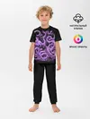 Детская пижама с брюками / Фиолетовый Кракен