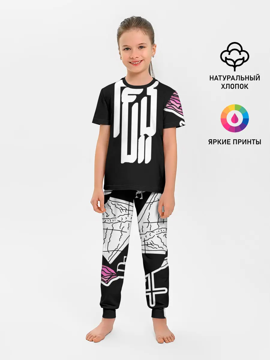 Детская пижама с брюками / DEMON HELLTREST