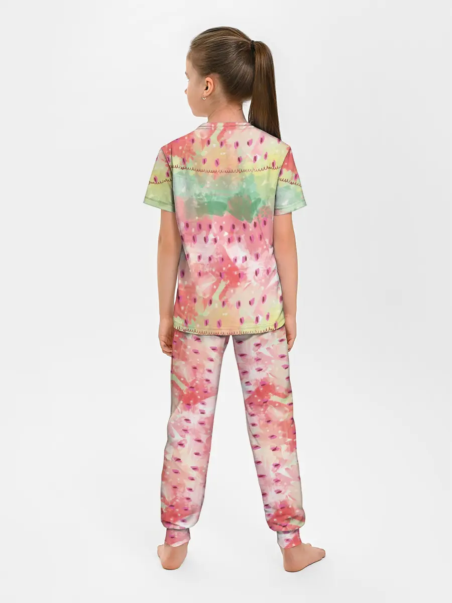 Детская пижама с брюками / Бархатный арбуз