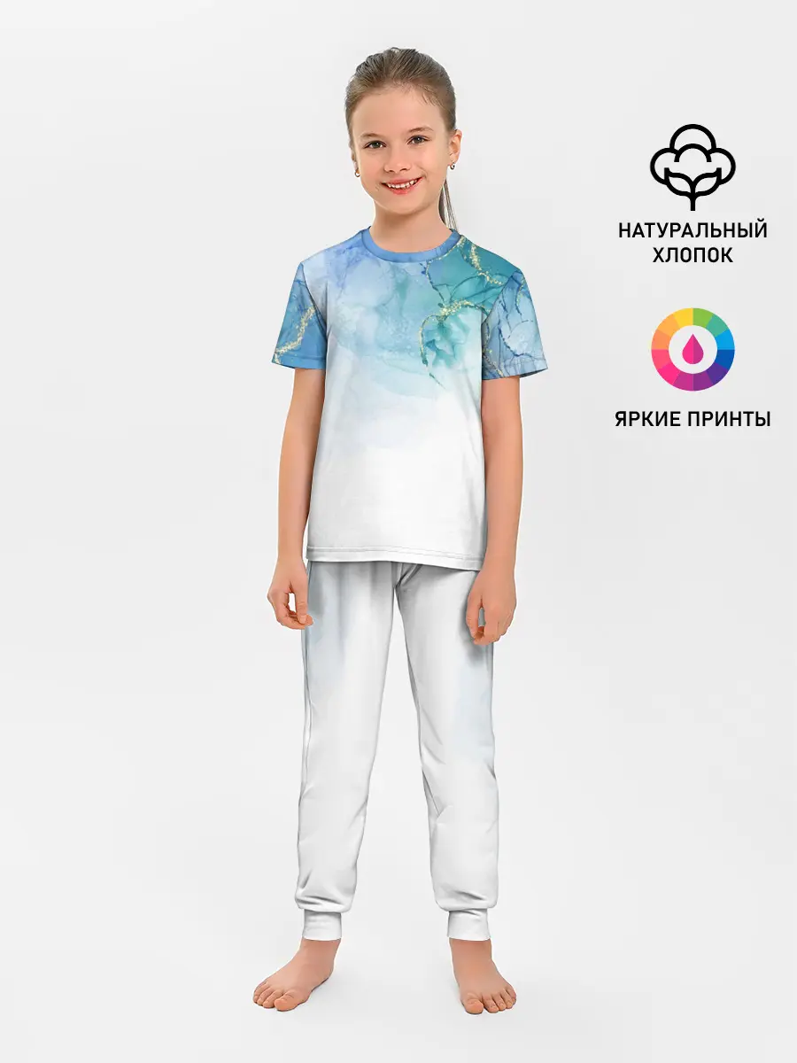 Детская пижама с брюками / Краски