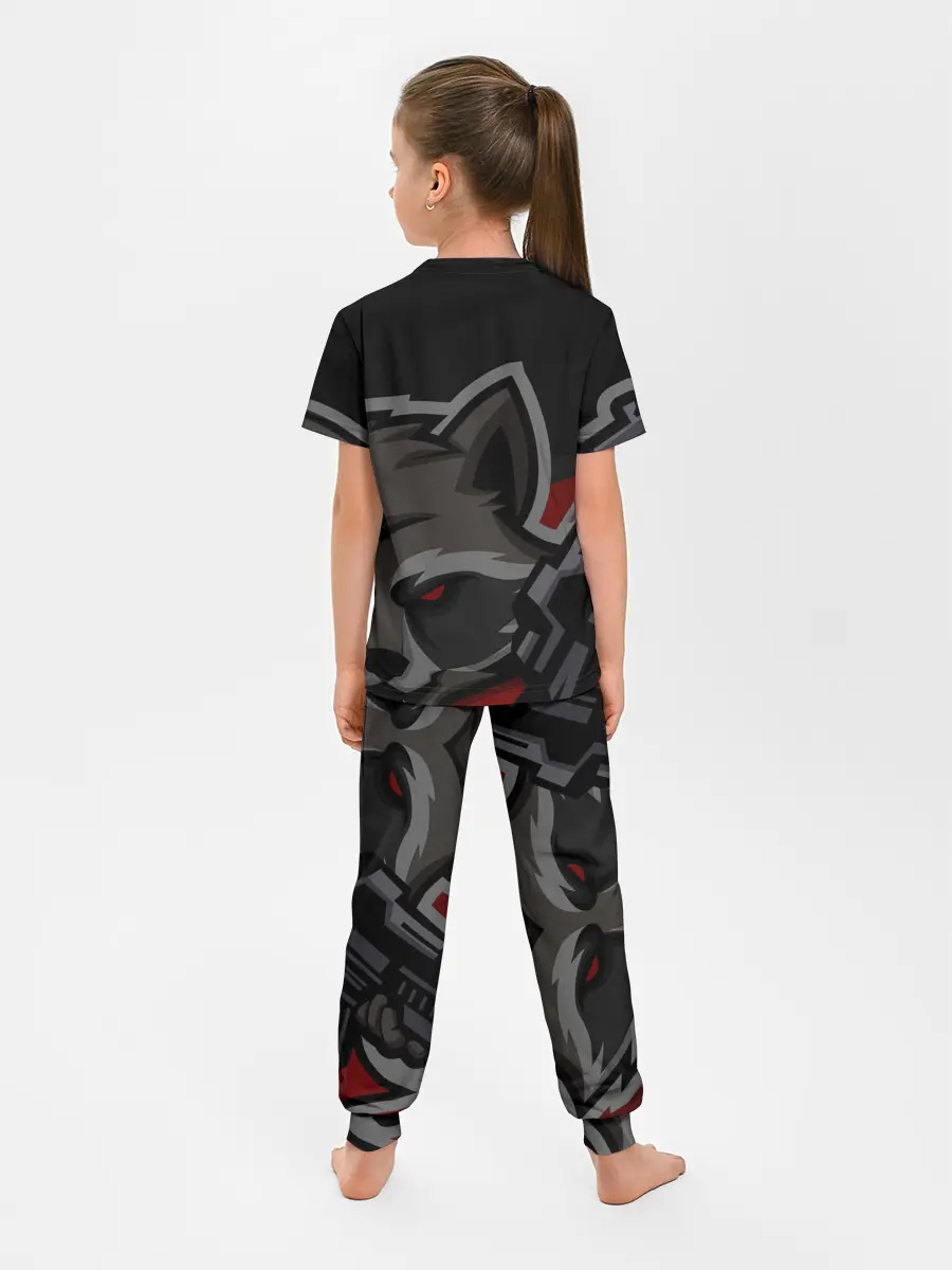 Детская пижама с брюками / Форма Bad Raccoon