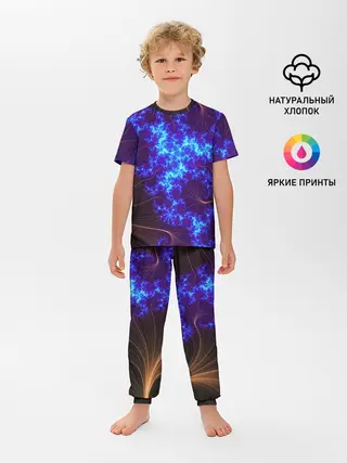 Детская пижама с брюками / FRACTAL STORM