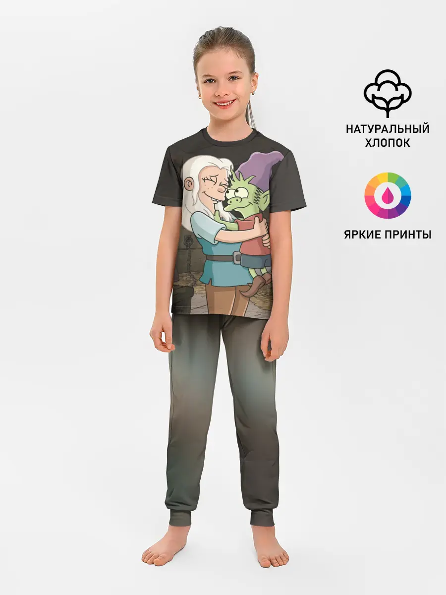 Детская пижама с брюками / Обнимашки