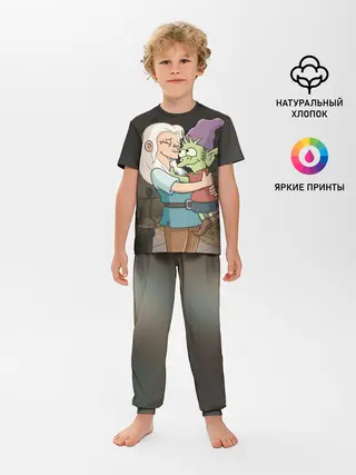 Детская пижама с брюками / Обнимашки