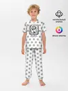 Детская пижама с брюками / Лого джоджо белый