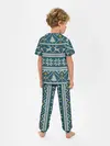 Детская пижама с брюками / Новогодний узор